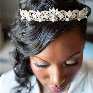 Crystal and Pearl Encrusted Tiara